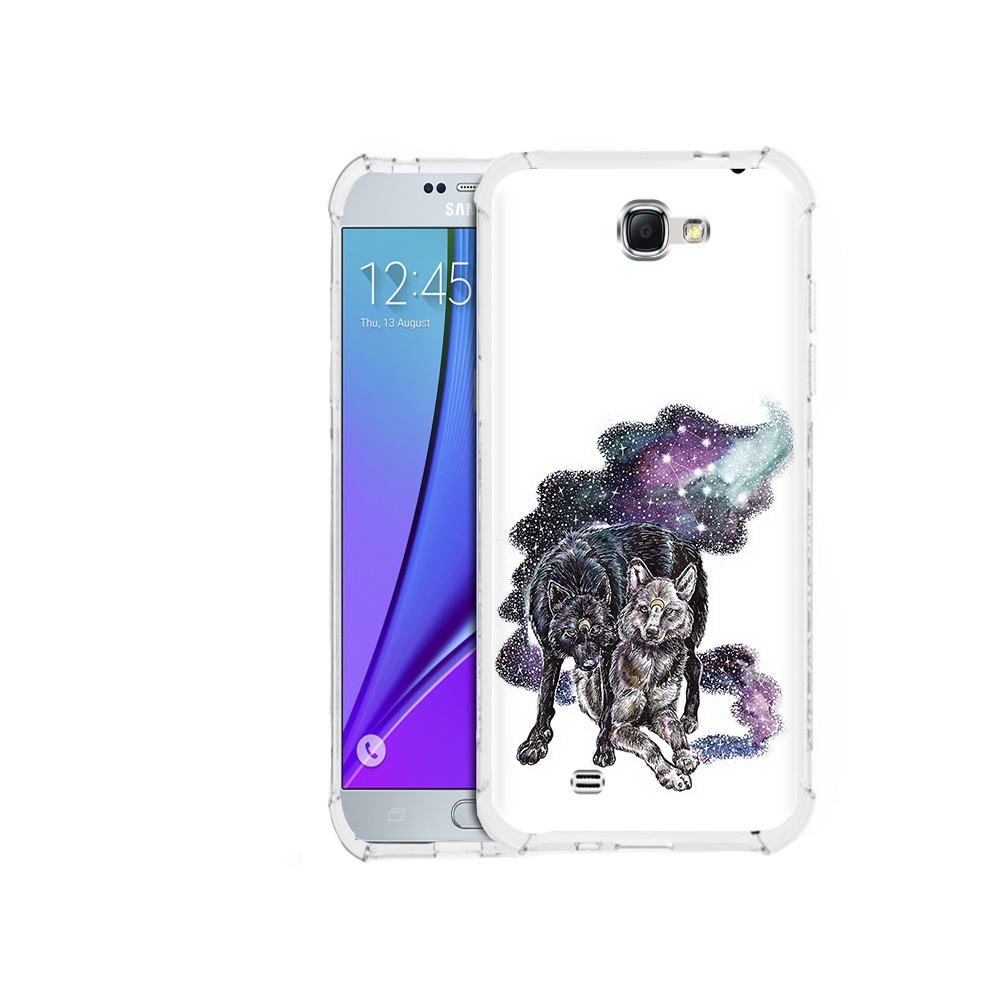 

Чехол MyPads Tocco для Samsung Galaxy Note 2 звездные волки (PT29983.561.352), Прозрачный, Tocco
