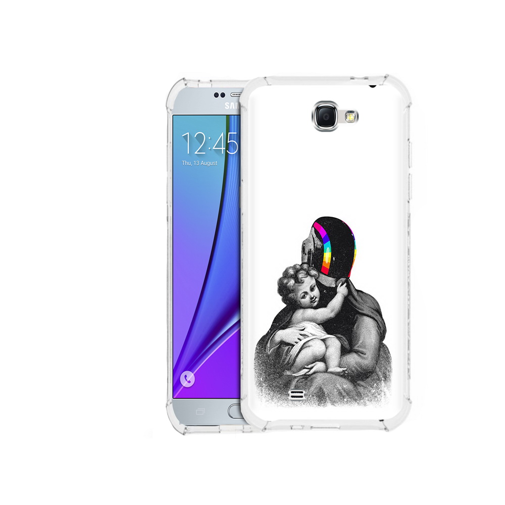 

Чехол MyPads Tocco для Samsung Galaxy Note 2 защитник в шлеме (PT29983.561.350), Прозрачный, Tocco