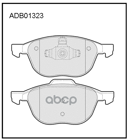 

Тормозные кололки ALLIED NIPPON передние дисковые ADB01323