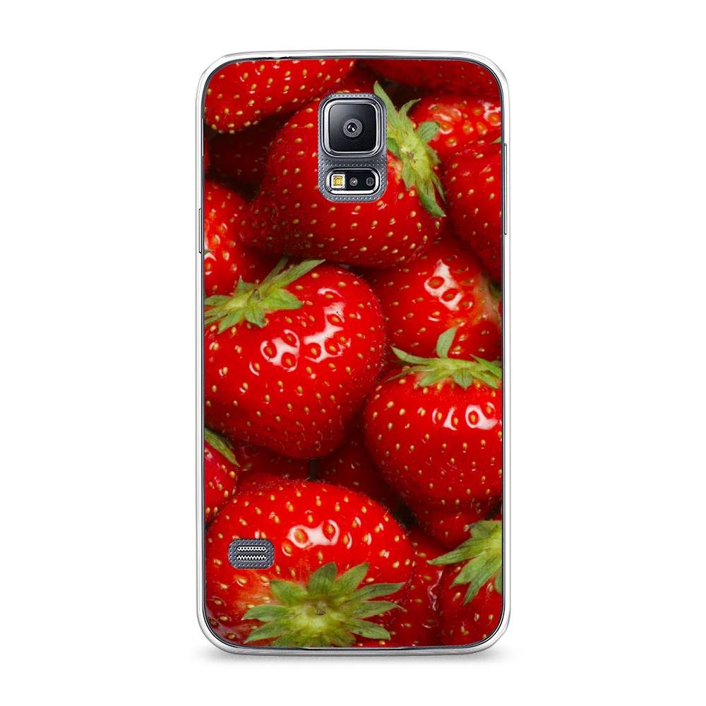 

Чехол Awog на Samsung Galaxy S5 "Клубника", Красный;зеленый, 24150-10