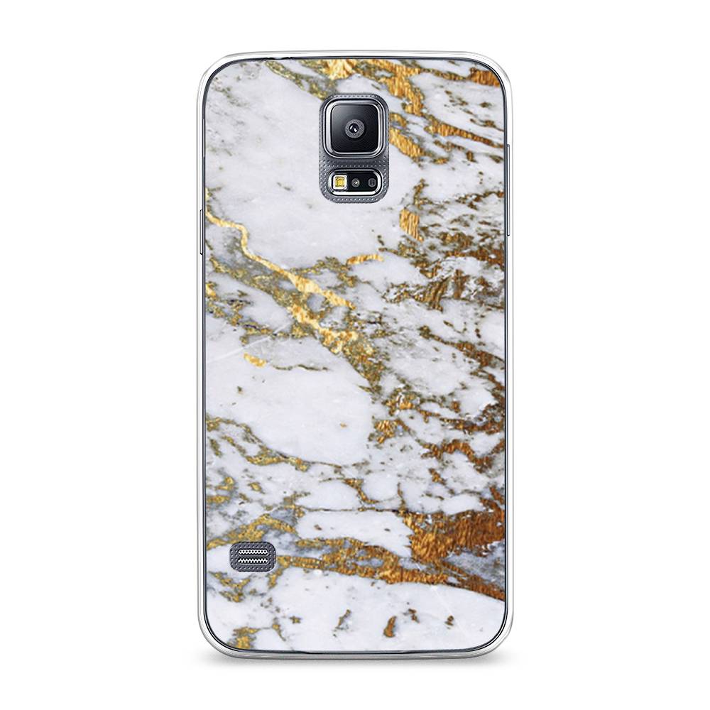 фото Чехол awog "белый мрамор" для samsung galaxy s5
