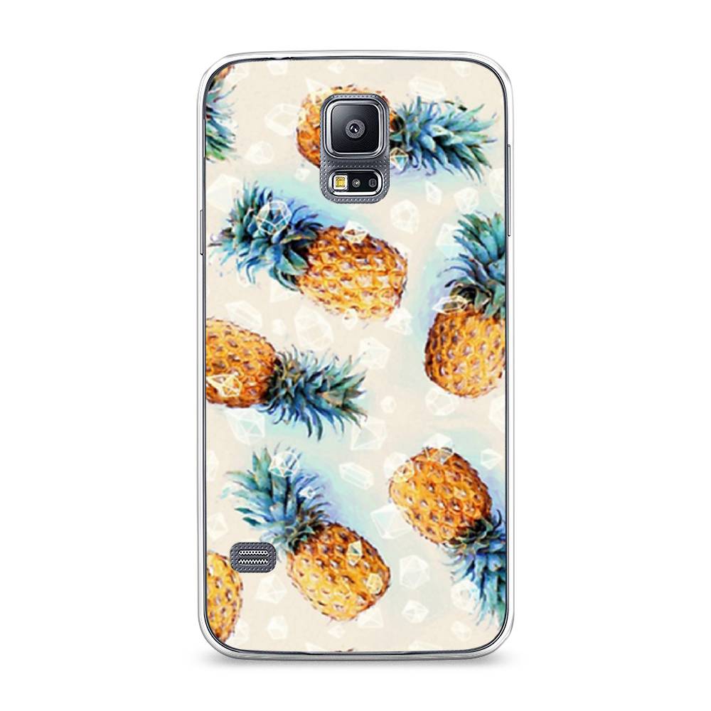 

Чехол Awog на Samsung Galaxy S5 "Ананасы", Бежевый, 24150-3
