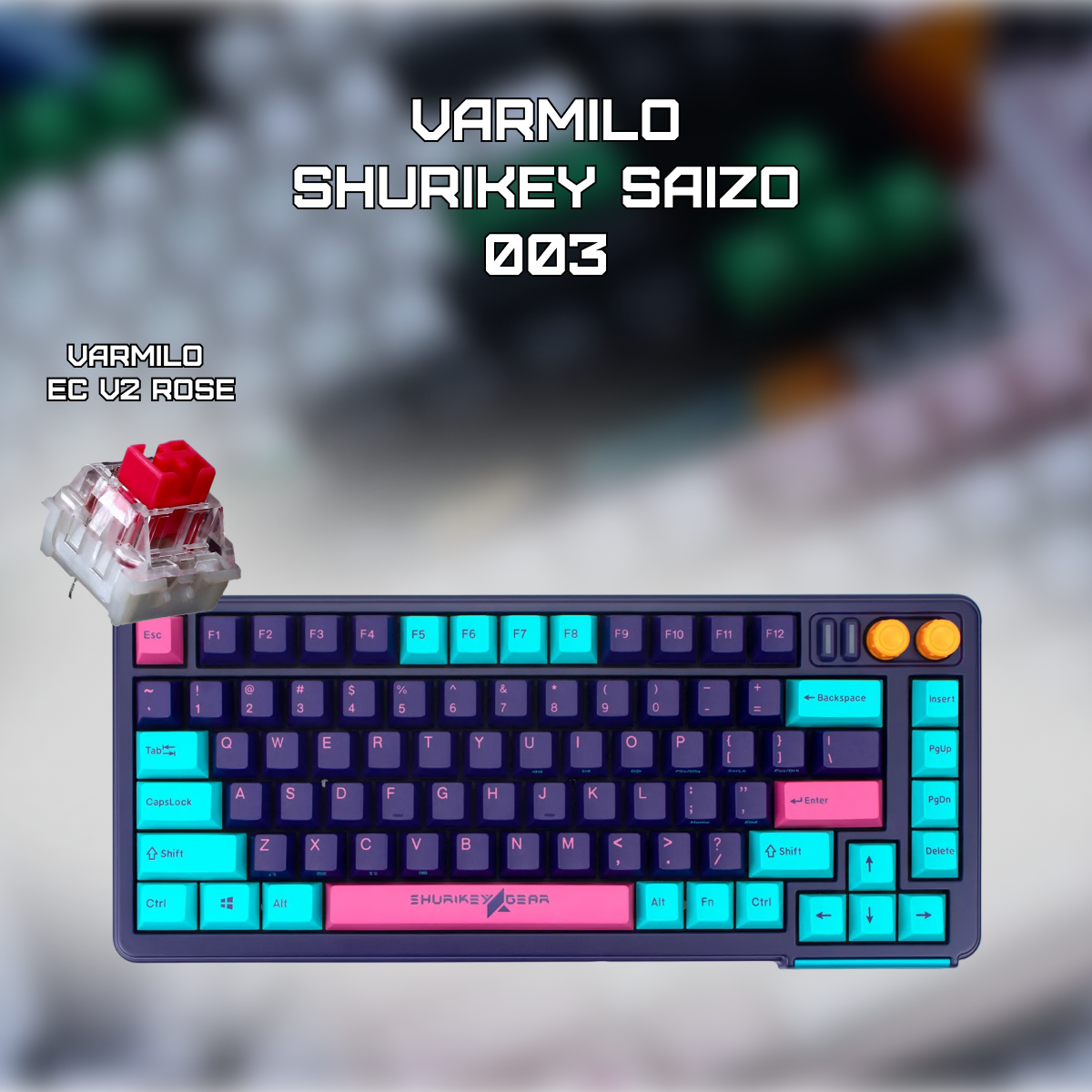 Игровая клавиатура Varmilo Shurikey Saizo 003 EC V2 Rose