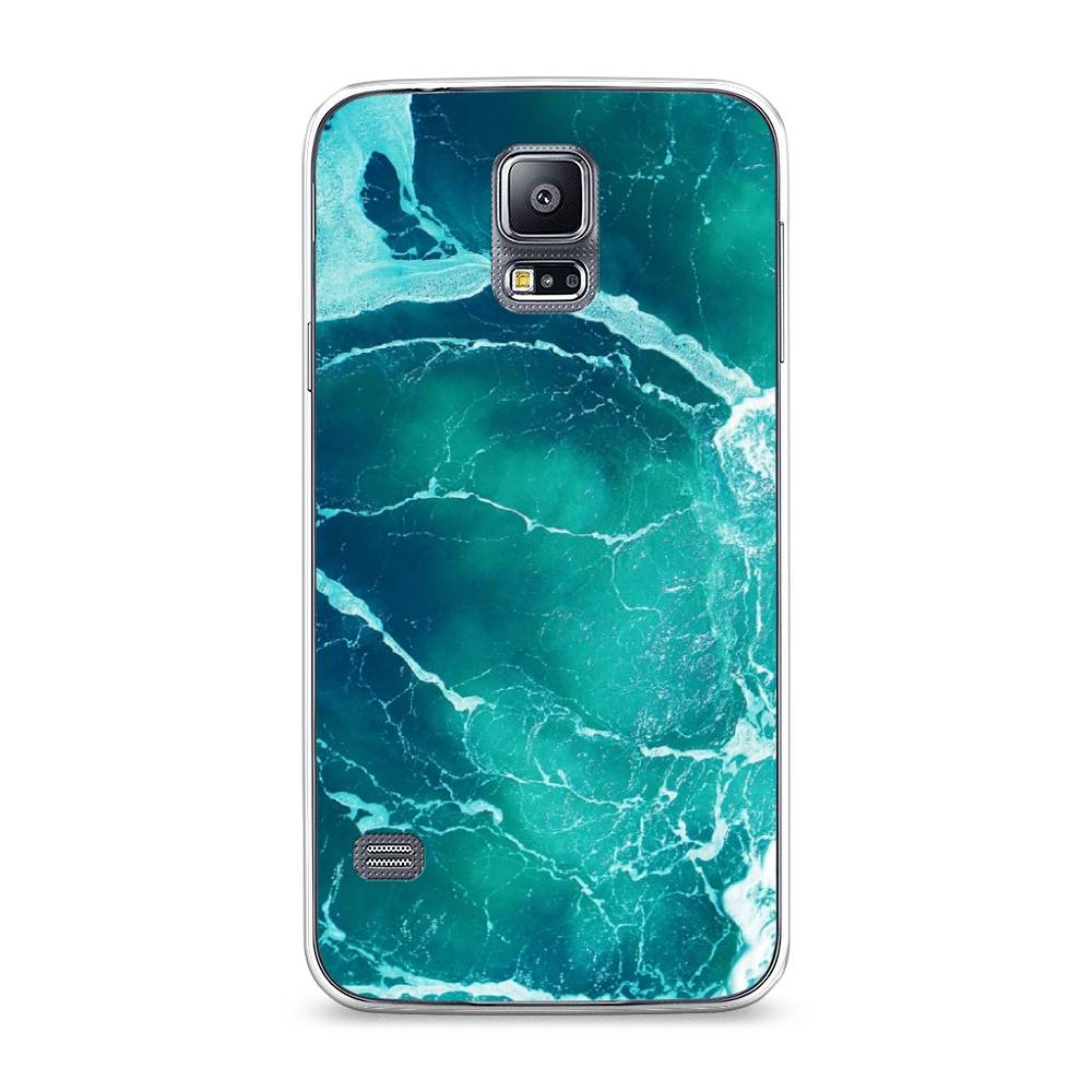 

Чехол Awog на Samsung Galaxy S5 "Изумрудный океан", Голубой;синий, 24150-4