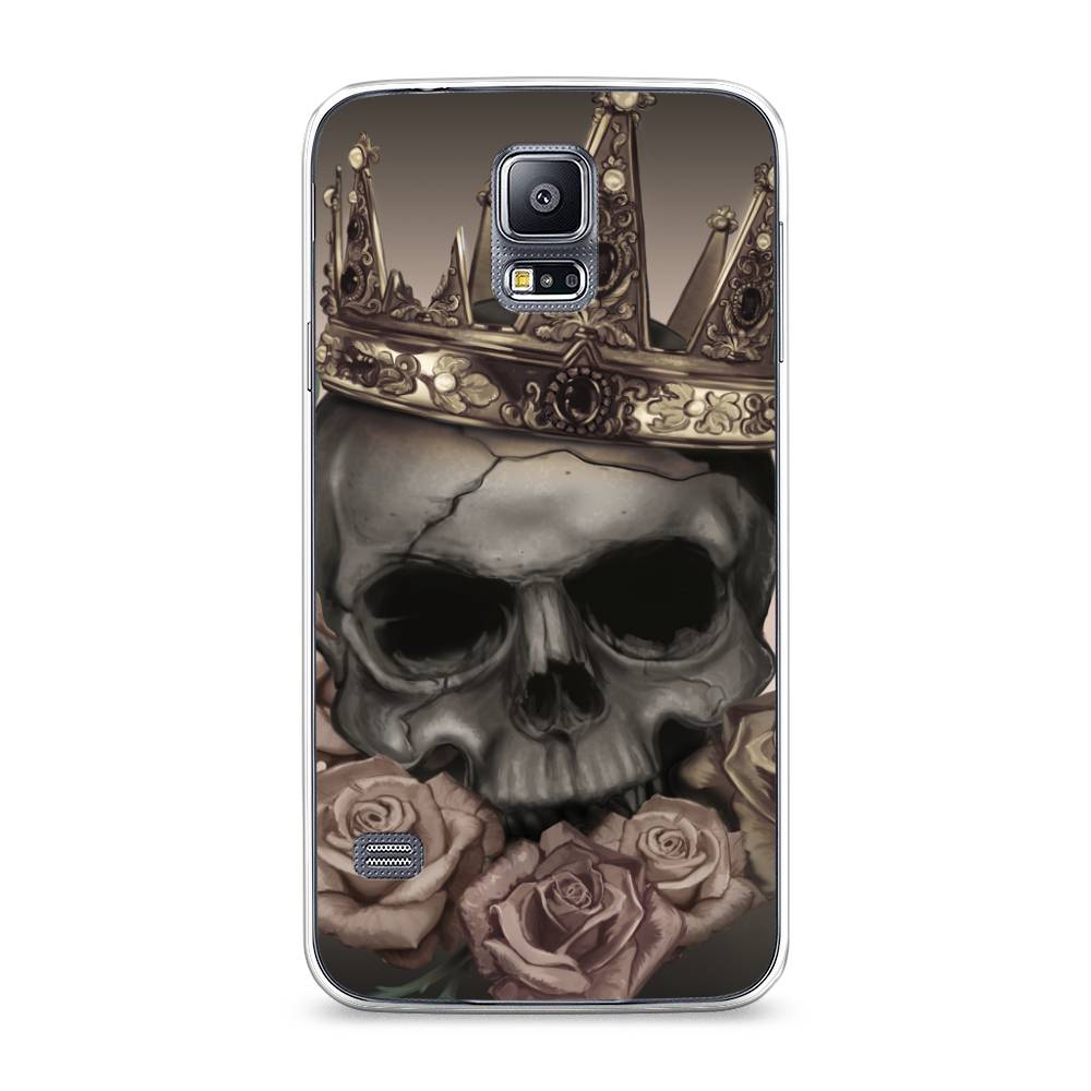 

Чехол Awog на Samsung Galaxy S5 "Череп 22", Серый;черный;бежевый, 24150-9