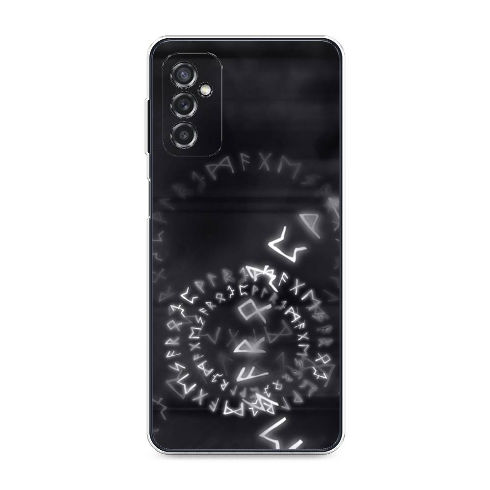 

Чехол на Samsung Galaxy M52 "Руны", Серый;черный, 2104350-3