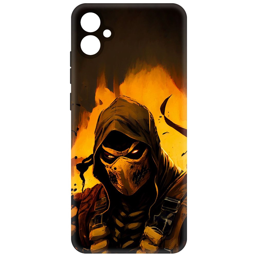 

Чехол-накладка Soft Case Мортал Комбат. Скорпион для Samsung Galaxy A04e (A042) черный