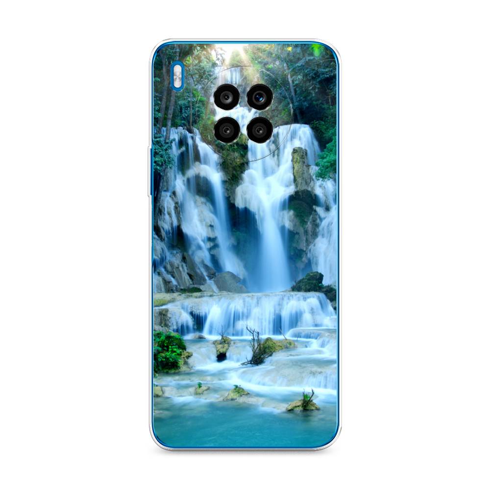 

Чехол Awog на Honor 50 Lite "Водопад 8", Голубой;зеленый, 6106450-4