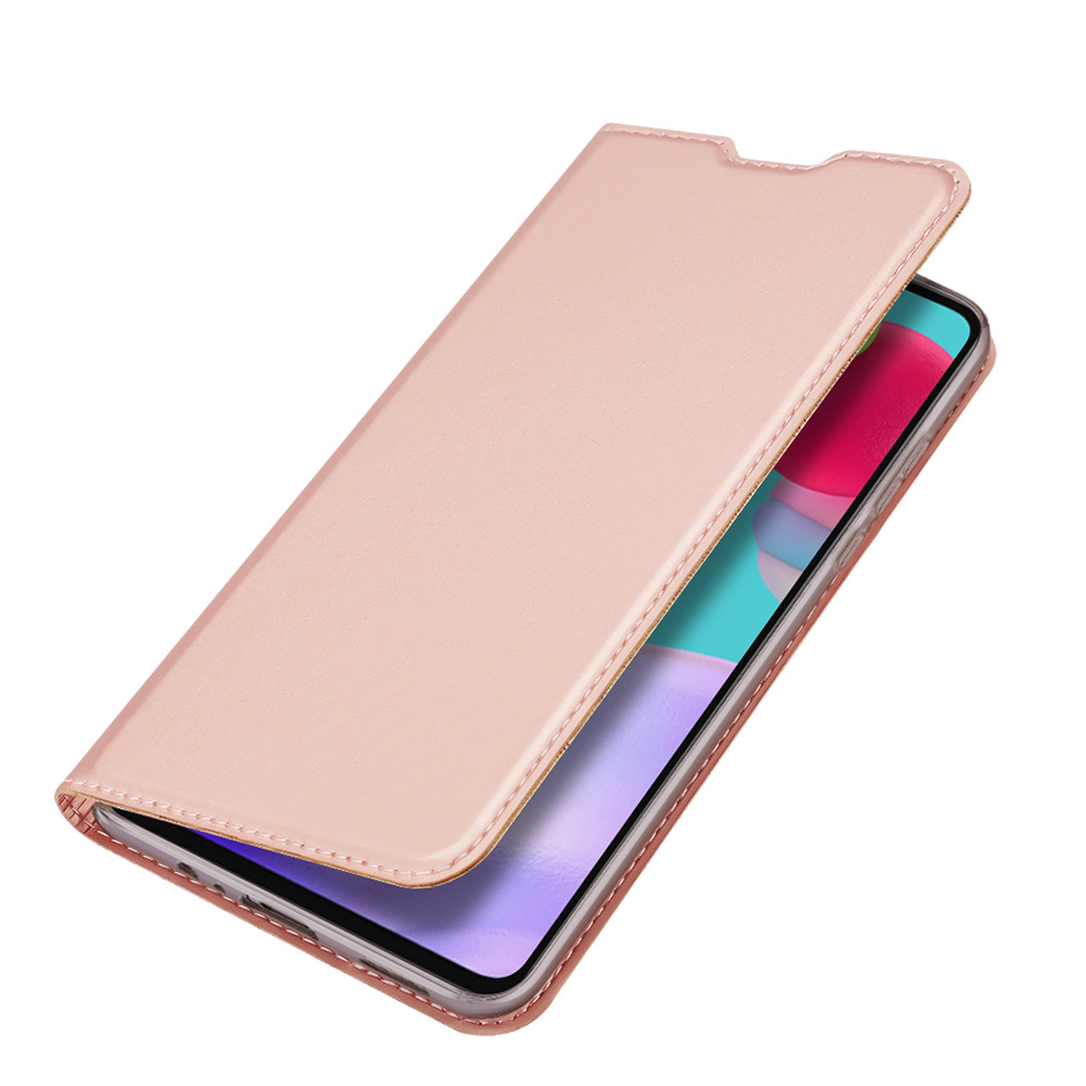 фото Чехол книжка для samsung galaxy a52 4g/a52 5g, dux ducis skin series розовое золото