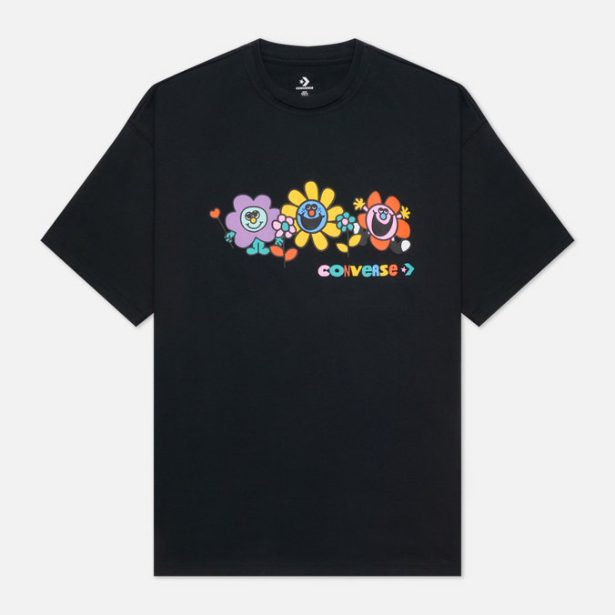 

Футболка мужская Converse 10022935001 черная S, 10022935001