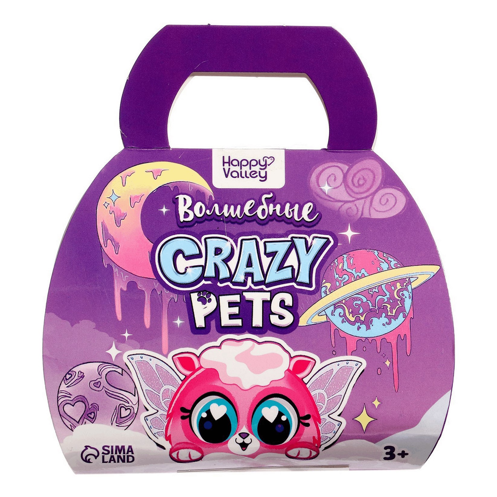 

Игровая фигурка Happy Valley Волшебный Crazy Pets 6 см с наклейками