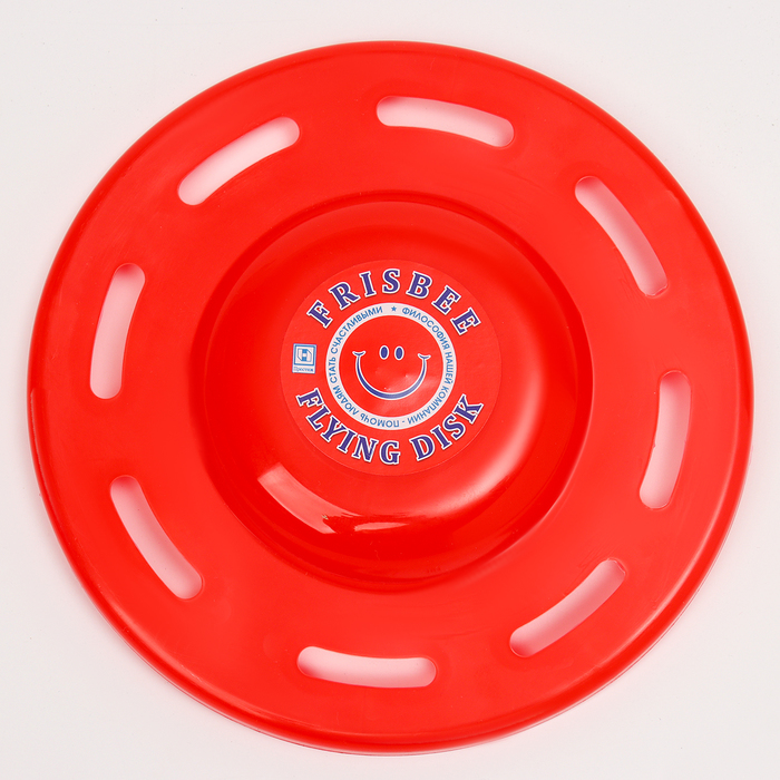 Летающая тарелка Престиж Фигурная, красный, 20 см летающая тарелка смешарики диаметр 22 5 см