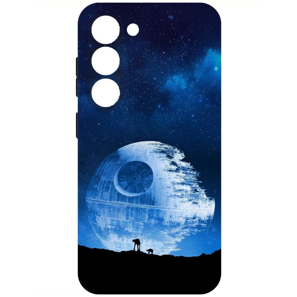 

Чехол-накладка Soft Case Звездные Войны. Звезда смерти для Samsung Galaxy S23 черный