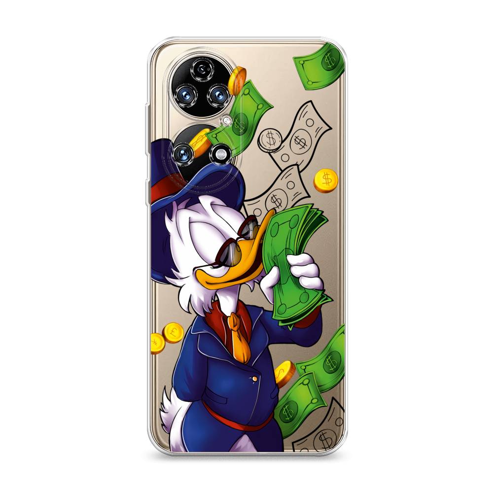 Чехол на Huawei P50  Scrooge McDuck with Money