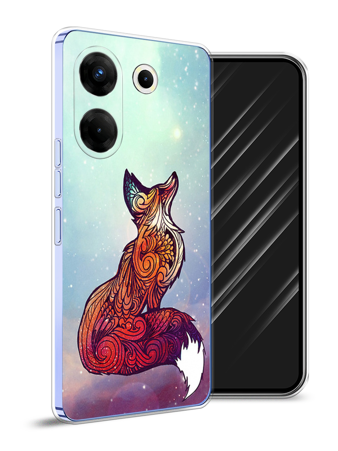 

Чехол Awog на Tecno Camon 20 Pro 5G "Лиса 1", Голубой;фиолетовый, 304050-1