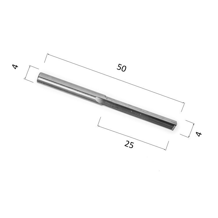 

Фреза прямая двухзаходная DJTOL A2ZX4.25 для станка ЧПУ, A2ZX