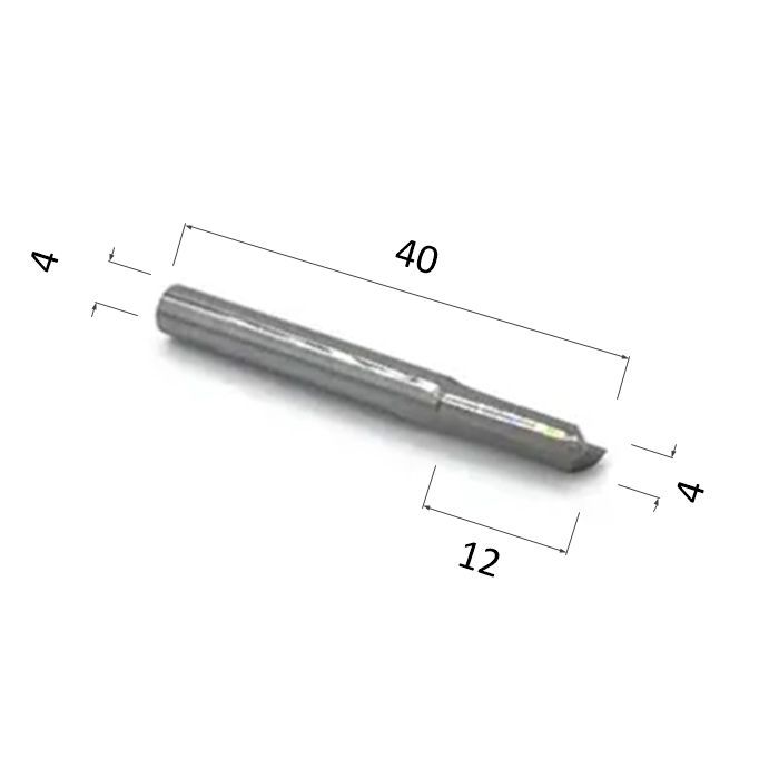 

Фреза прямая двухзаходная DJTOL A2ZX4.12 для станка ЧПУ, A2ZX