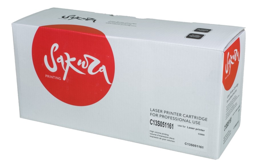 Картридж для лазерного принтера SAKURA C13S051161 (SAC13S051161) черный, совместимый