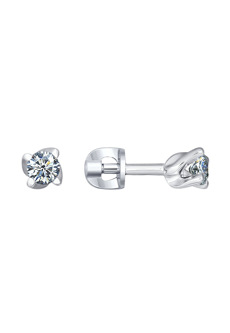 

Серьги-пусеты из серебра с фианитом Kari Jewelry С630-2147, С630-2147