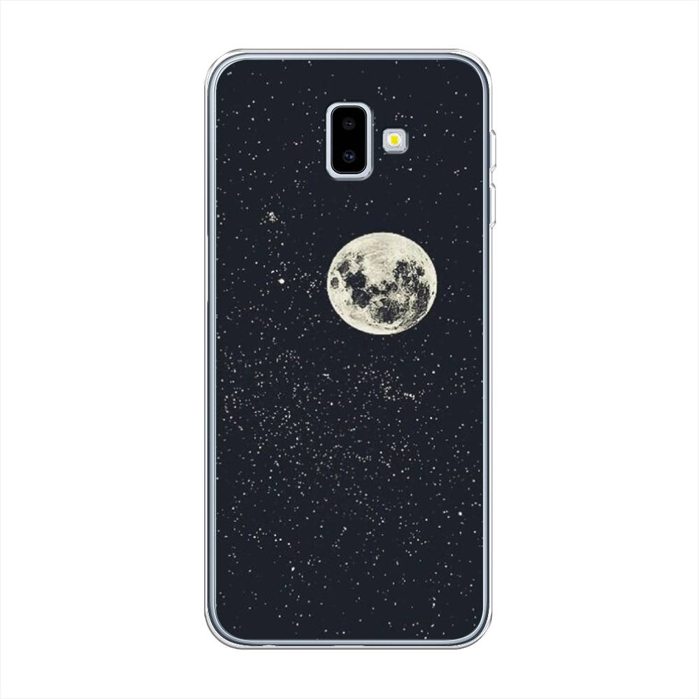 

Чехол на Samsung Galaxy J6 Plus 2018 "Полнолуние", Красный, 26950-2