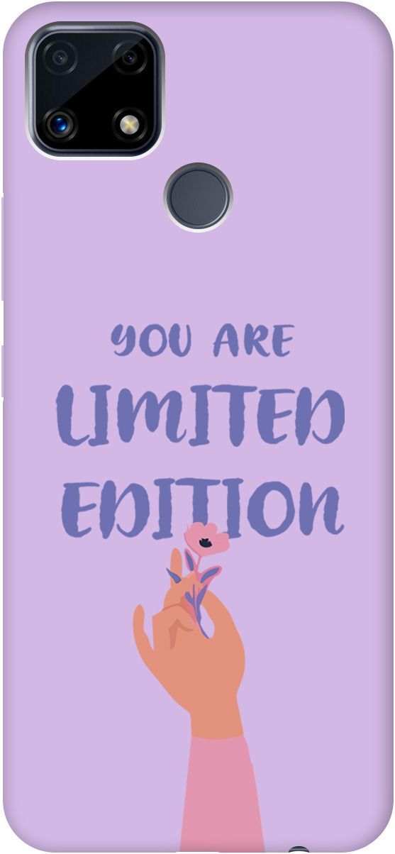 

Чехол на Realme C25 "Limited Edition" сиреневый, Фиолетовый, 3838