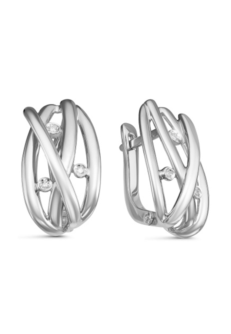 

Серьги из серебра с фианитом Kari Jewelry с128400, с128400