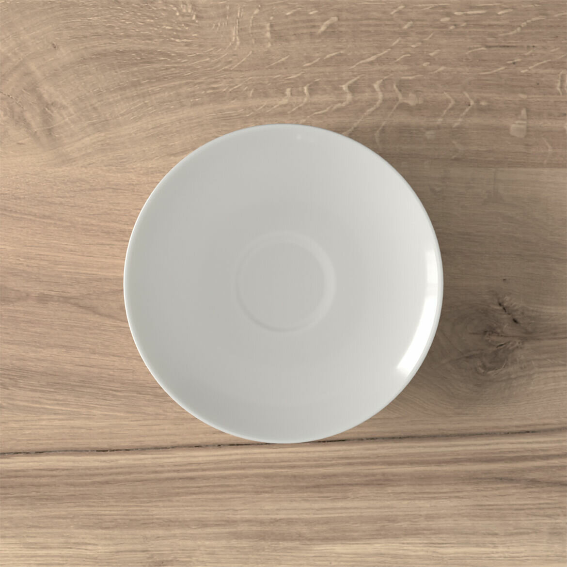 Блюдце Twist White Villeroy & Boch, 14 см, Фарфор