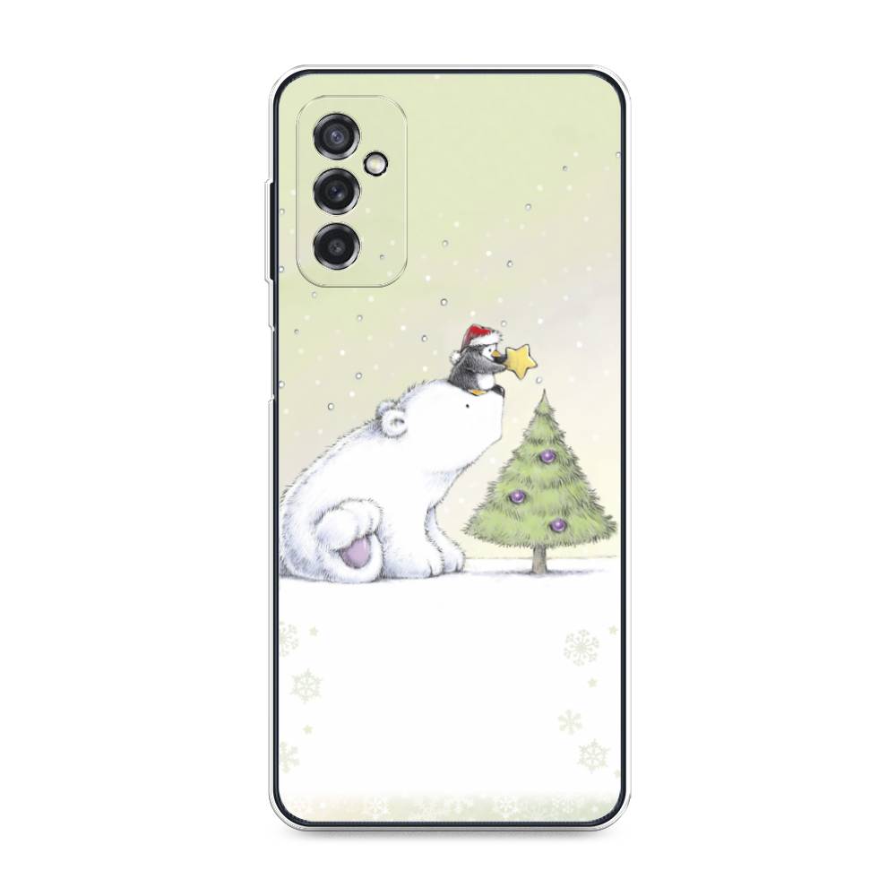 

Чехол на Samsung Galaxy M52 "Украшение елки", Белый;бежевый, 2104350-5