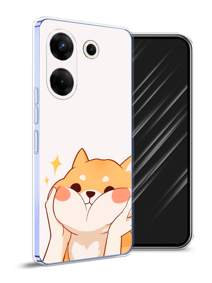 

Чехол Awog на Tecno Camon 20 Pro 5G "Сладкий песик", Оранжевый, 304050-1