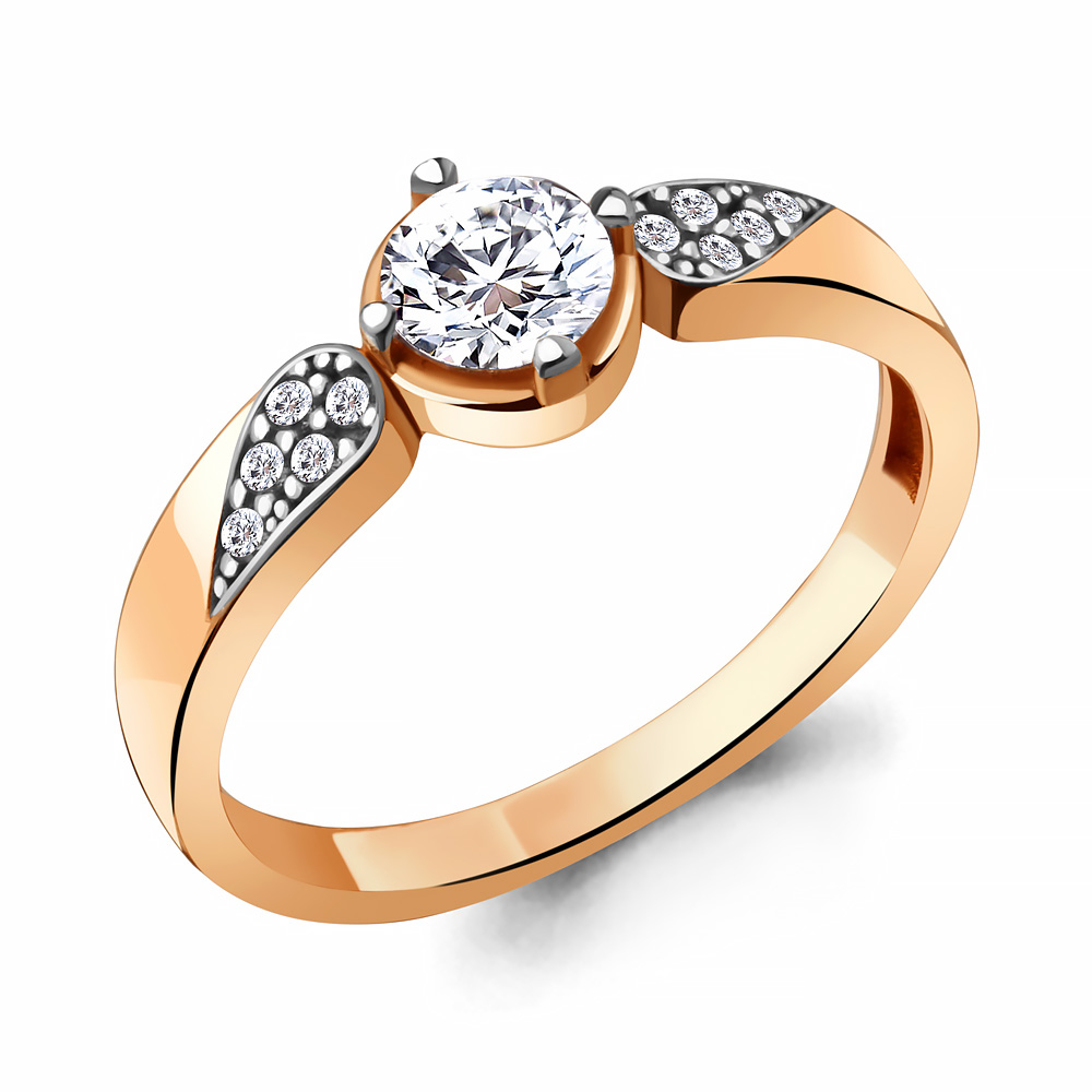 

Кольцо из серебра с фианитом Aquamarine Aquamarine 68931А_925_з р. 16,5, 68931А_925_з