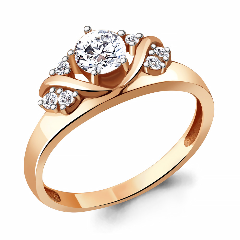 

Кольцо из серебра с фианитом Aquamarine Aquamarine 68928А_925_з р. 19, 68928А_925_з