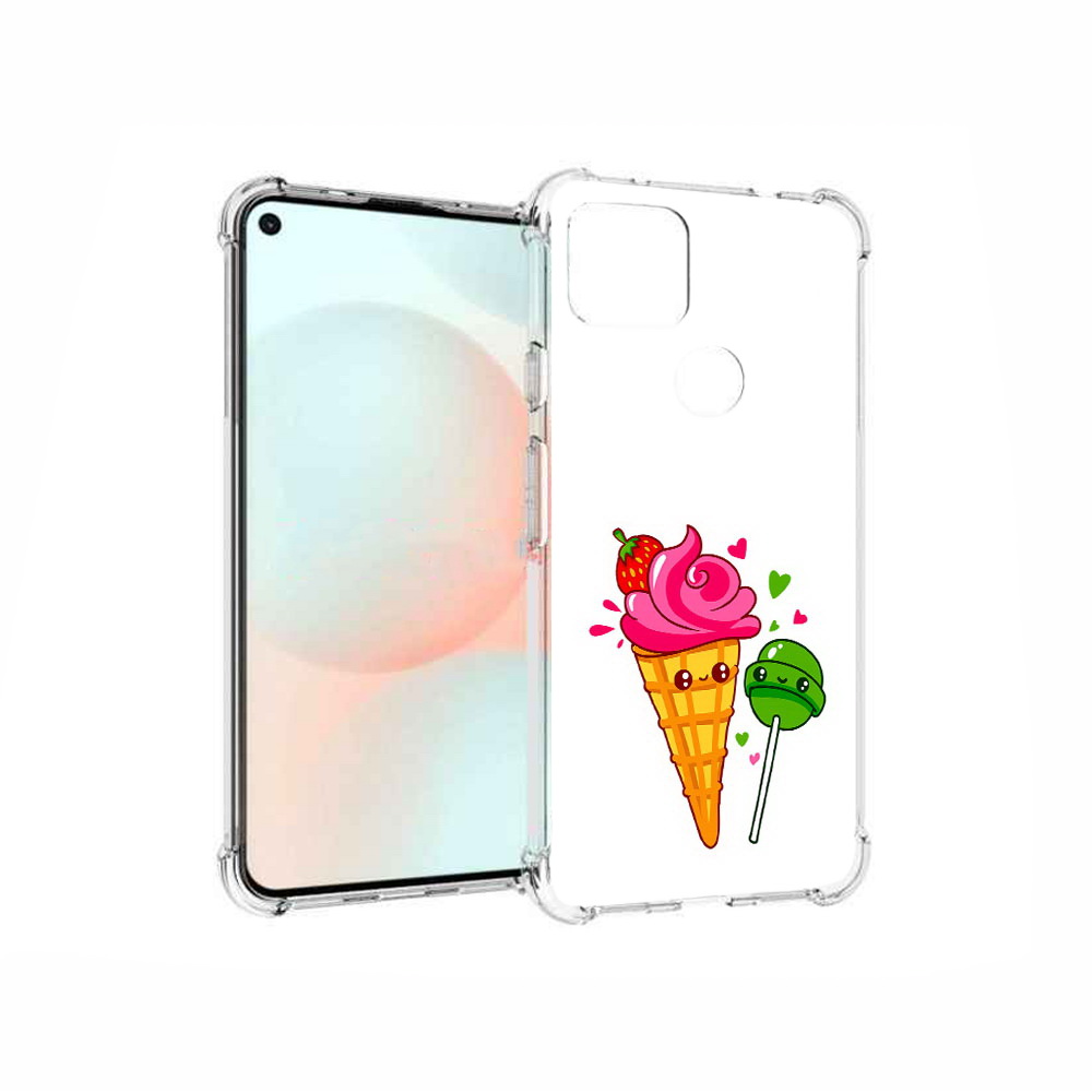 

Чехол MyPads Tocco для Google Pixel 5A Вкусняшки, Прозрачный, Tocco