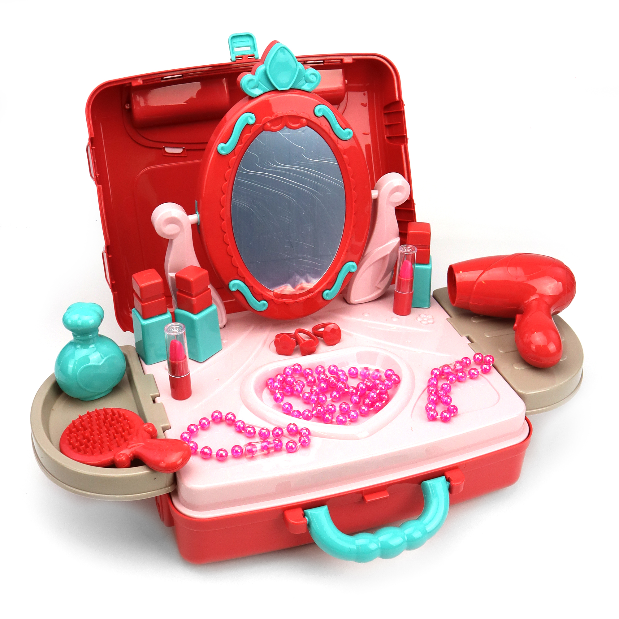 Игровой набор ND PLay Салон красоты в чемодане одень куклу салон красоты 50 многоразовых наклеек