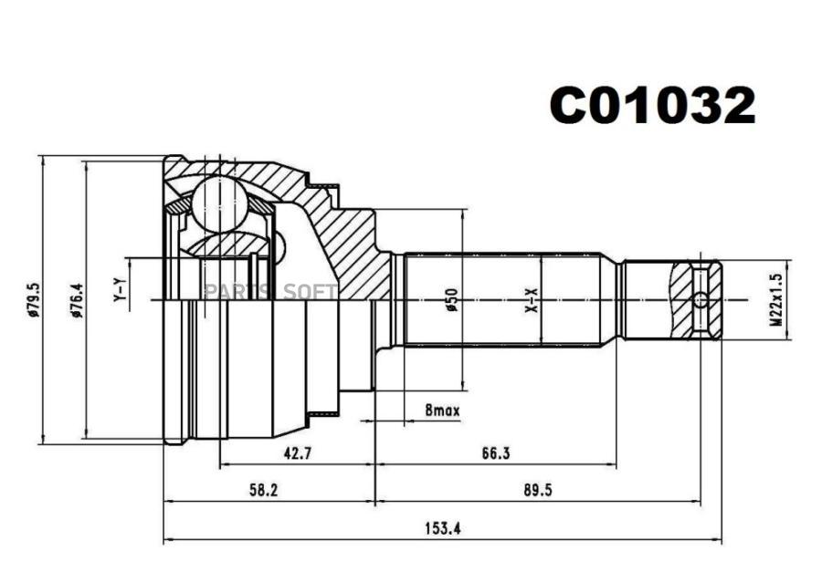 

SANGSIN BRAKE ШРУС внешний передний SANGSIN BRAKE C01032