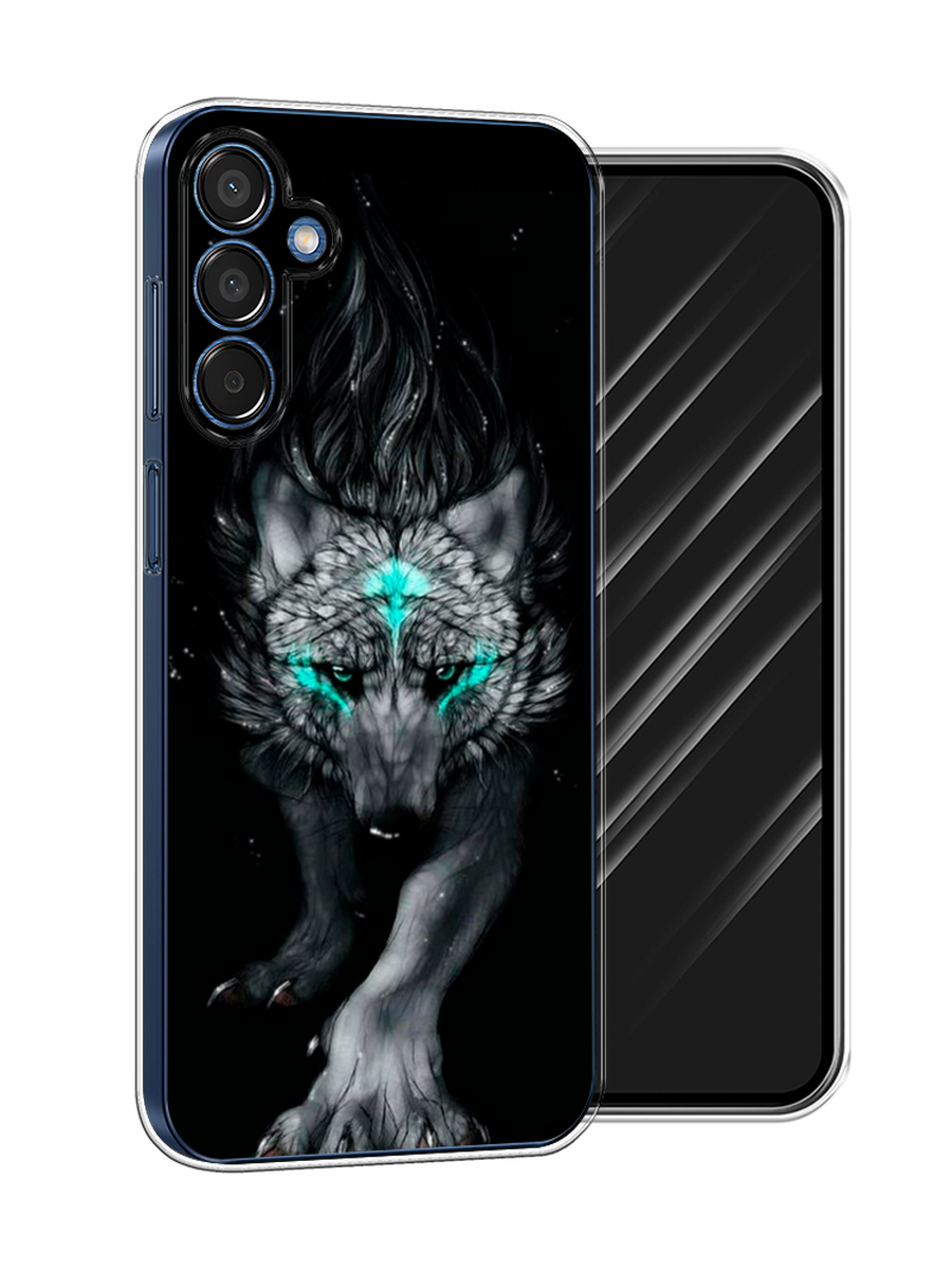 

Чехол Awog на Samsung Galaxy M15 5G "Волшебный волк", Черный;серый, 2109550-1