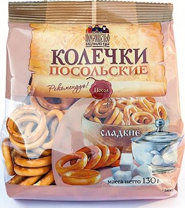 фото Колечки посольство вкусной еды посольские сладкие 130 г