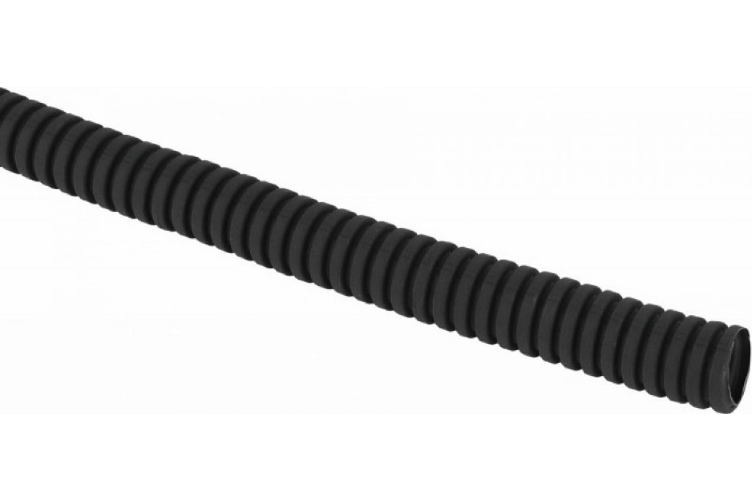 Труба гофрированная ПНД d20мм легкая с зондом черн. (уп.20м) Рувинил 22001(20)
