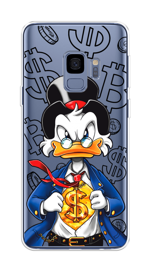 

Чехол на Samsung Galaxy S9 "Scrooge Goldman", Черный;белый;синий, 25750-1