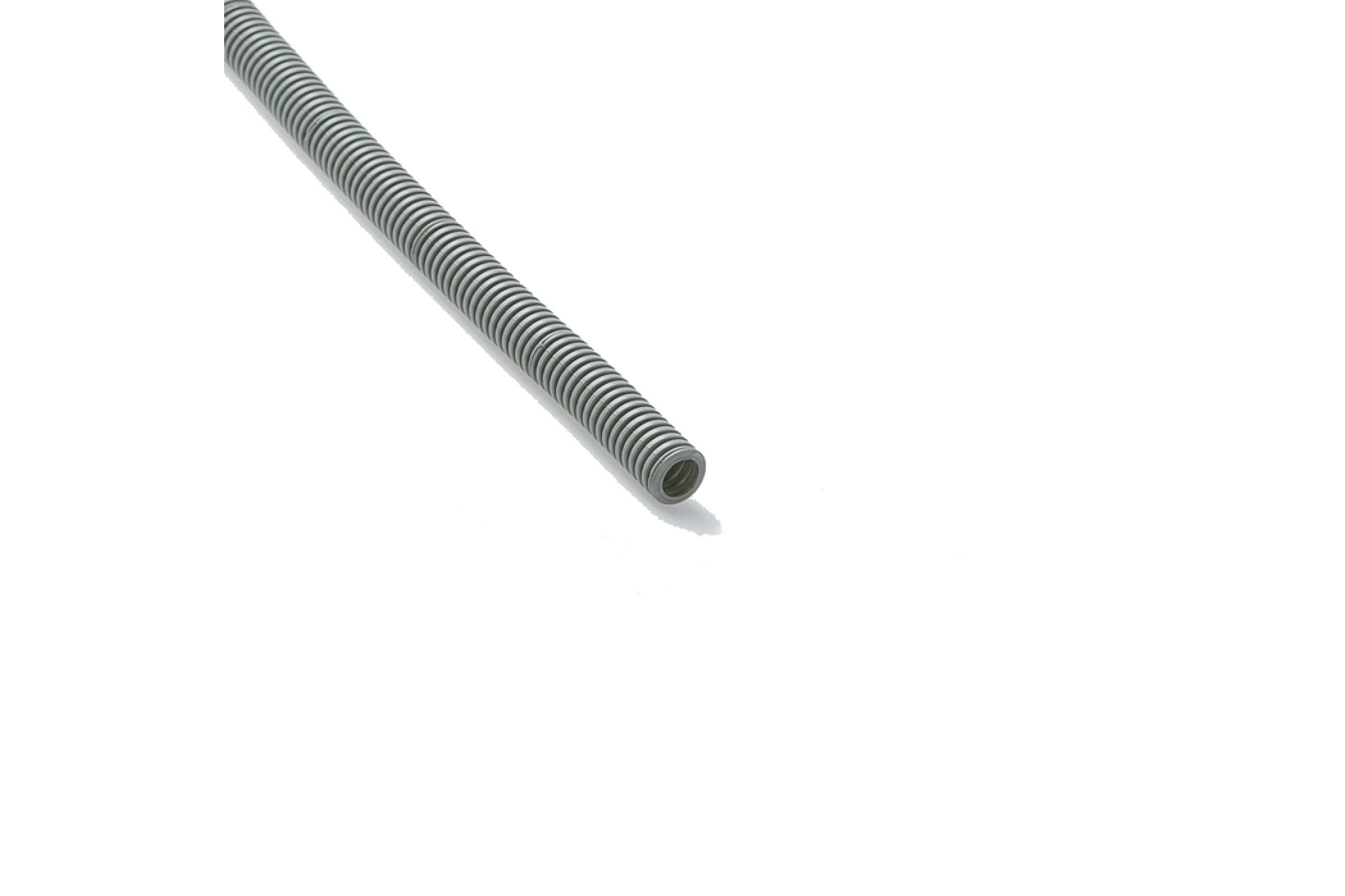 Труба гофрированная ПВХ d16мм с зондом сер. (100м) Рувинил 11601(100)