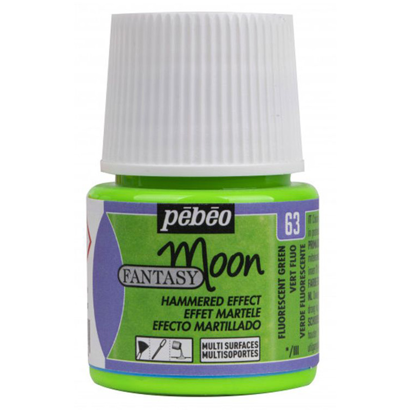 

Краска Pebeo Fantasy Moon с фактурным эффектом цвет флуоресцентный зеленый, 45 мл