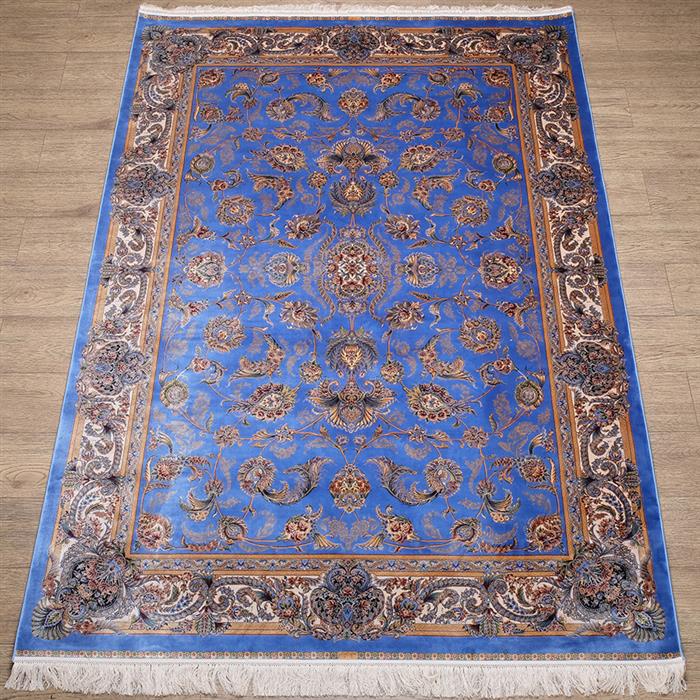 

Ковер UNIVERSAL Qum 2003U BLUE CREAM 1.2x1.8м, Ковер Qum дизайн 2003U цвет BLUE / CREAM