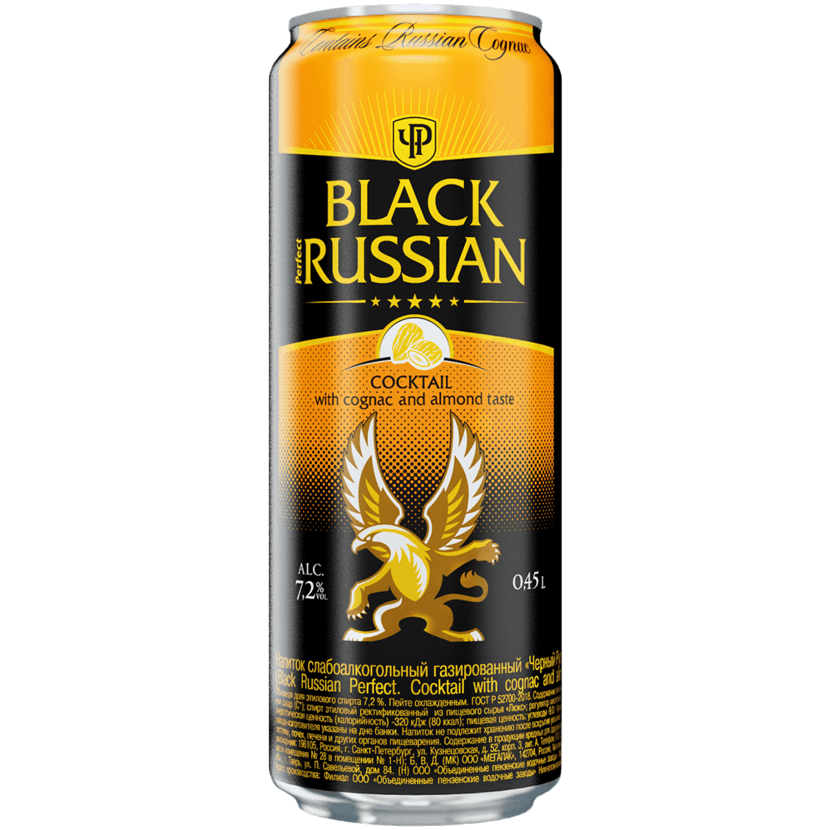 Черный русский язык. Black Russian нап ГАЗ коньяк миндаль 7,2 0,45л. 0.45Л черный русский коньяк\миндаль ж\б 7.2%. Нап. С/А 