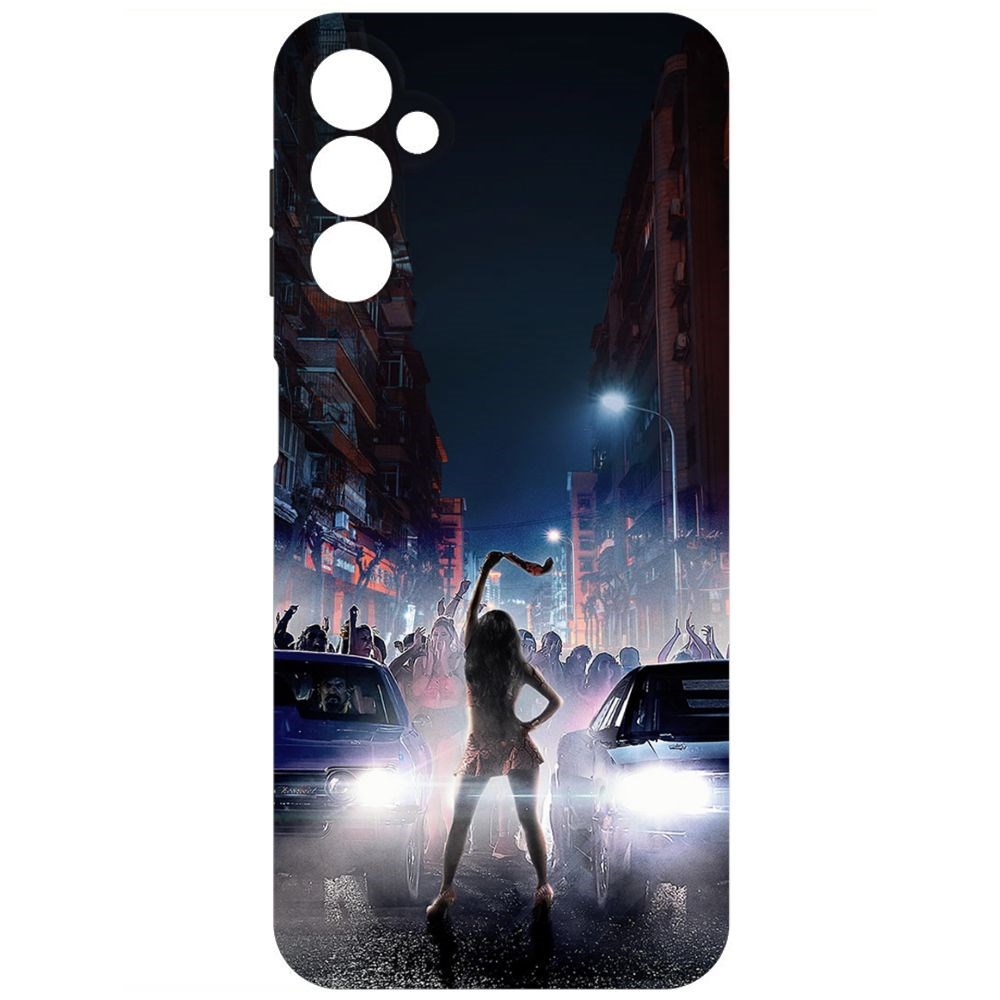 

Чехол-накладка Soft Case Форсаж. Стритрейсинг для Samsung Galaxy A14 4G (A145) черный