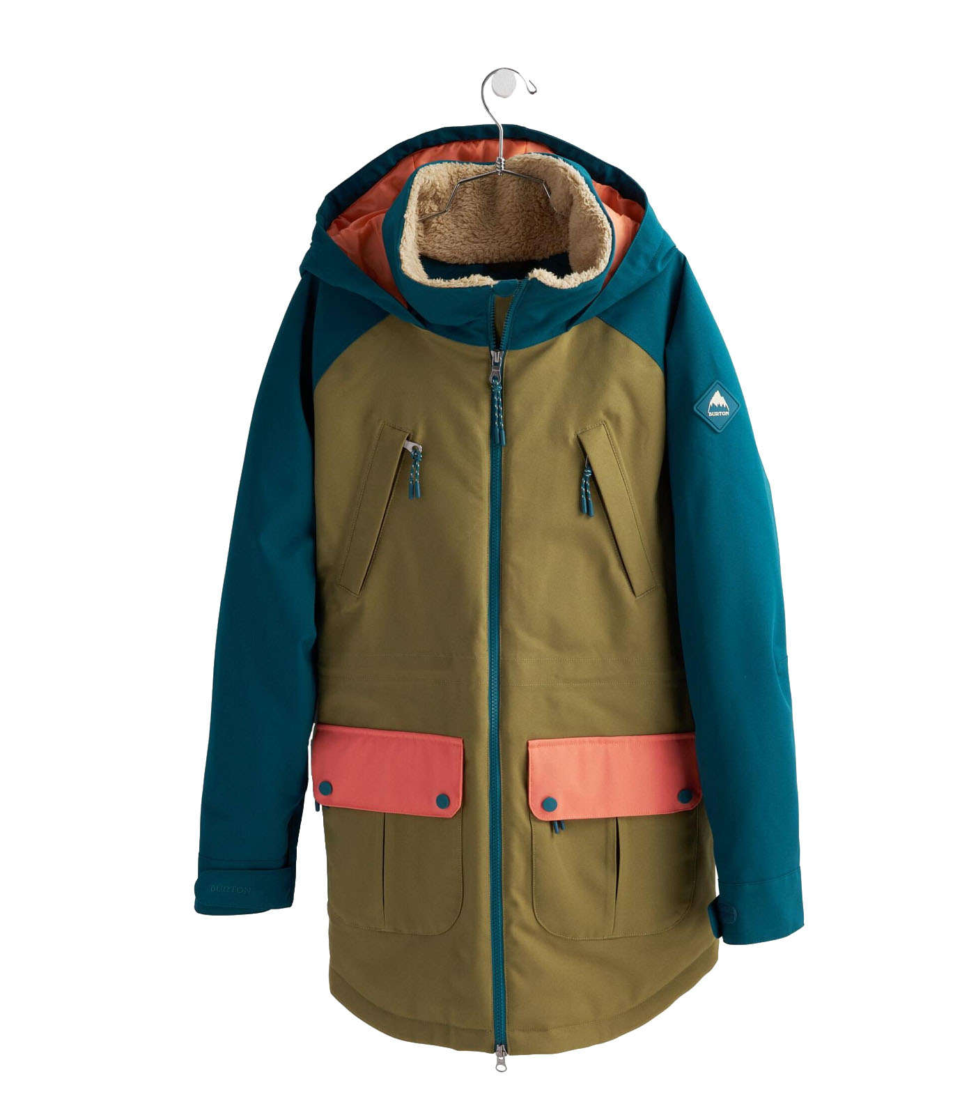 Куртка Burton Prowess, shaded spruce/martini olive/persimmon, XXL INT