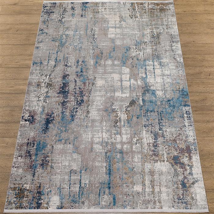 

Ковер UNIVERSAL Olimpos MT139 CREAM BLUE 0.8x1.5м, Ковер Olimpos дизайн MT139 цвет CREAM / BLUE