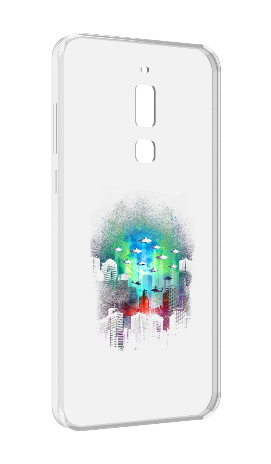 

Чехол MyPads город в свечении для Meizu M6T, Прозрачный, Tocco