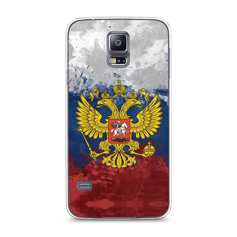 

Чехол Awog на Samsung Galaxy S5 "РФ", Белый;синий;красный, 24150-5