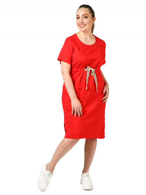 Платье женское Westfalika EF20-92053 красное 50 RU