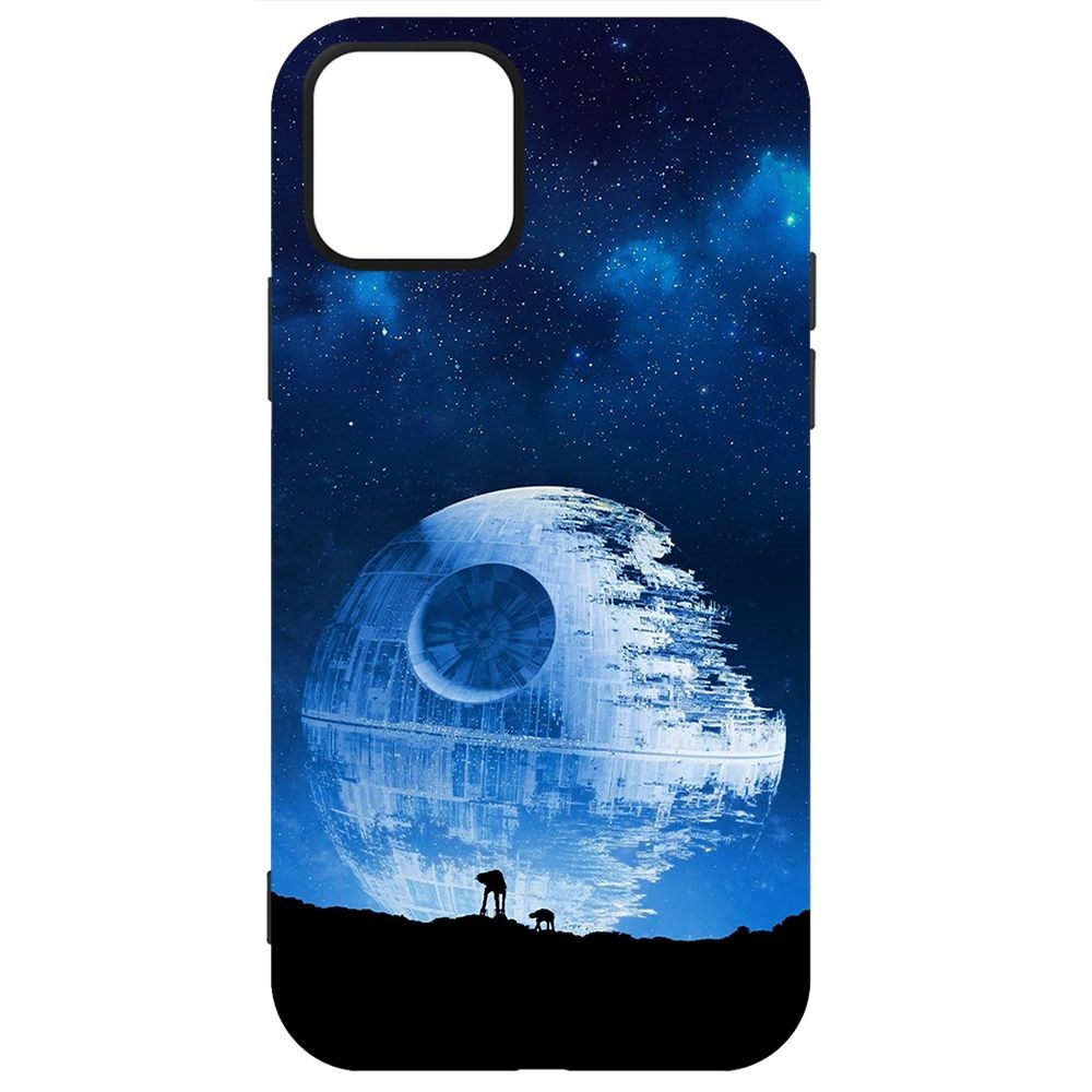 

Чехол-накладка Soft Case Звездные Войны. Звезда смерти для iPhone 12 Pro Max черный