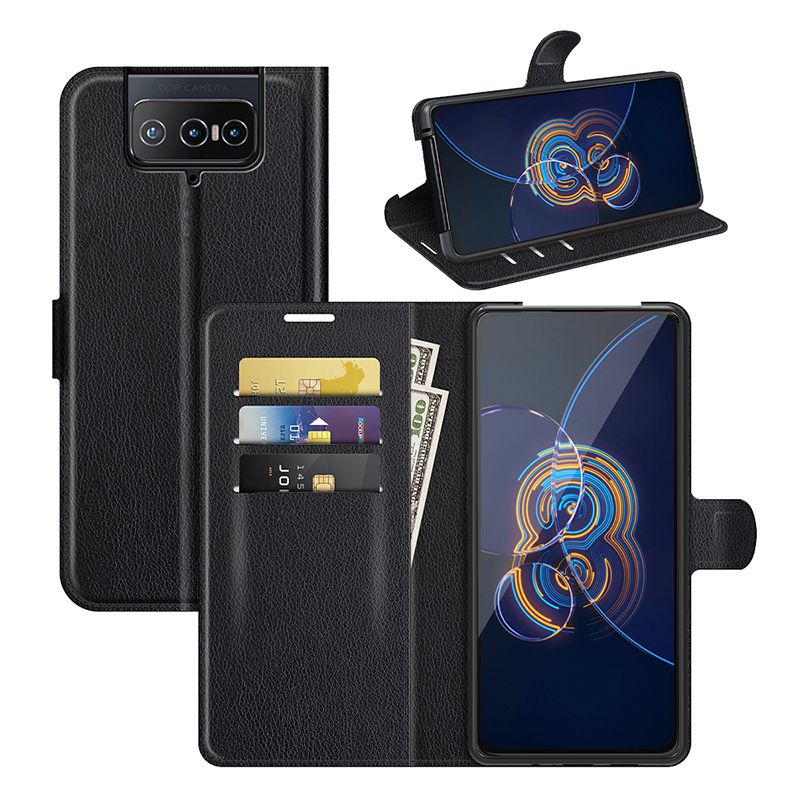 

Чехол-книжка PRESTIGE с функцией подставки для Asus Zenfone 8 Flip (черный)